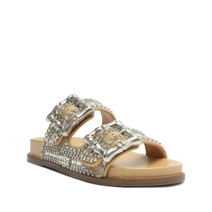 Enola Shine Sporty Leather Sandal Light Wood Women Schutz Shoes Enola Enola Shine Sporty Leather Sandal Light Wood Women Schutz Shoes Enola