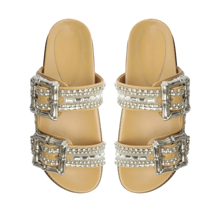 Enola Shine Sporty Leather Sandal Light Wood Women Schutz Shoes Enola Enola Shine Sporty Leather Sandal Light Wood Women Schutz Shoes Enola