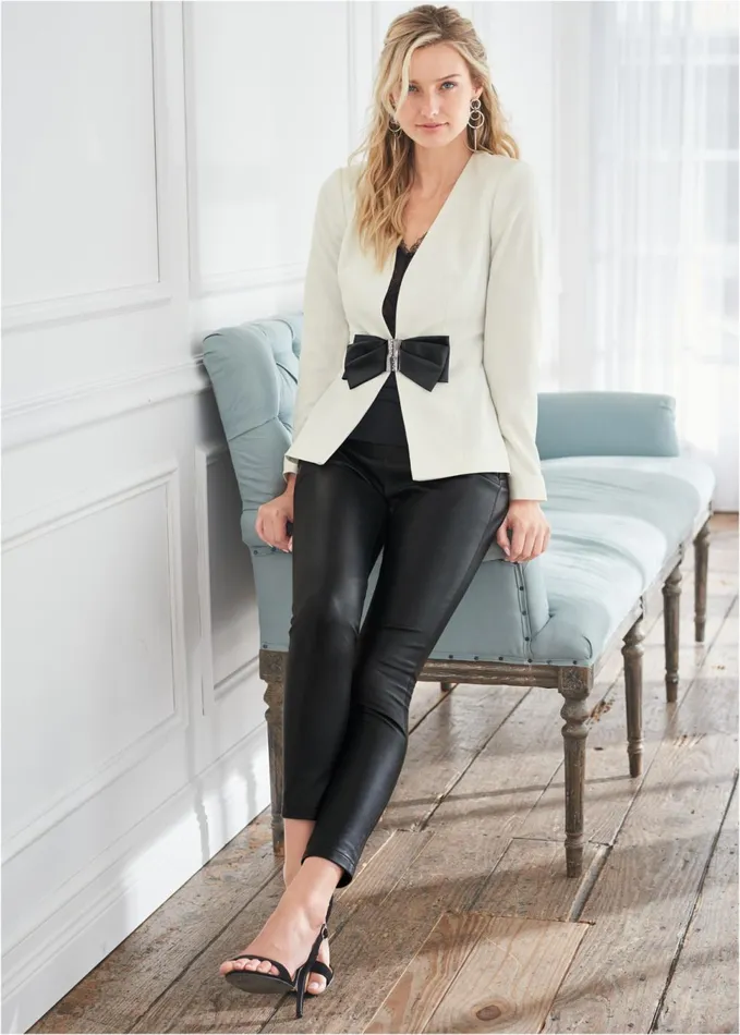 FauxLeather Leggings Black Women VENUS Leggings