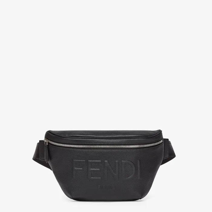 Fendi Belt Bags Fendi Roma Belt Bag Black Leather Belt Bag 8211 Men