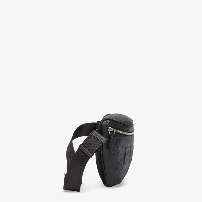 Fendi Belt Bags Fendi Roma Belt Bag Black Leather Belt Bag 8211 Men