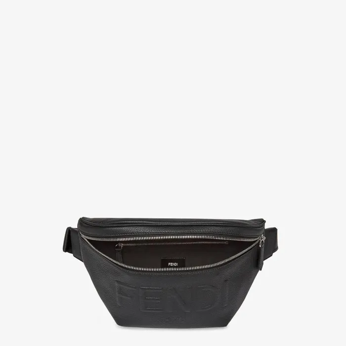 Fendi Belt Bags Fendi Roma Belt Bag Black Leather Belt Bag 8211 Men