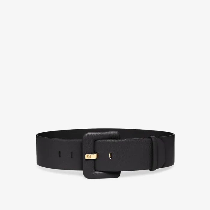 Fendi Belts Forever Fendi Belt Black Leather Belt 8211 Women