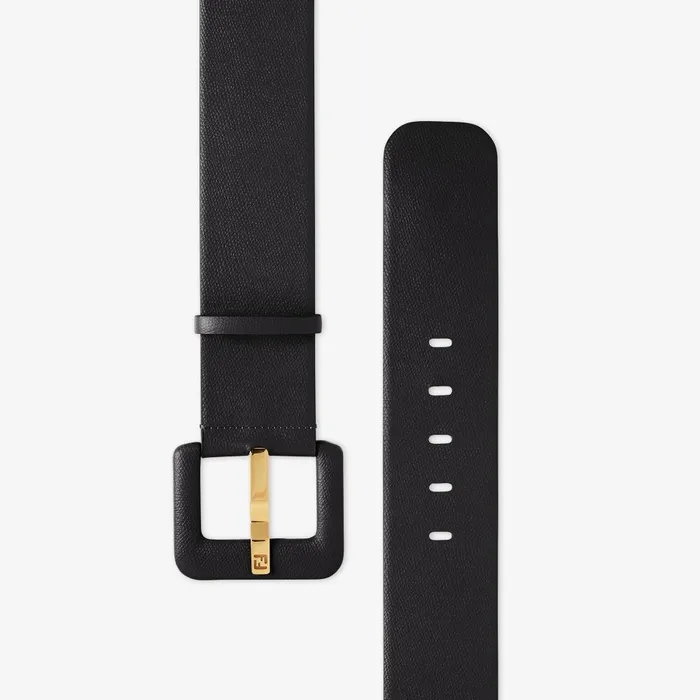 Fendi Belts Forever Fendi Belt Black Leather Belt 8211 Women