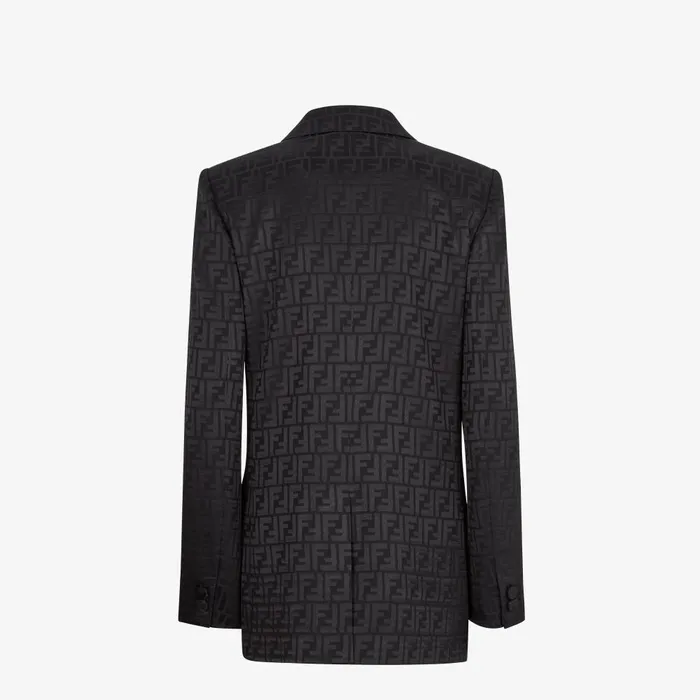 Fendi Coordinated Sets Jacket Black Silk Jacket 8211 Women