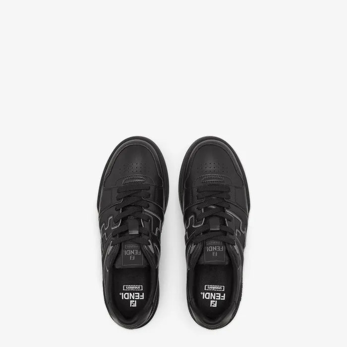 Fendi Fendi Match Fendi Match Sneakers Black Leather Lowtops 8211 Men