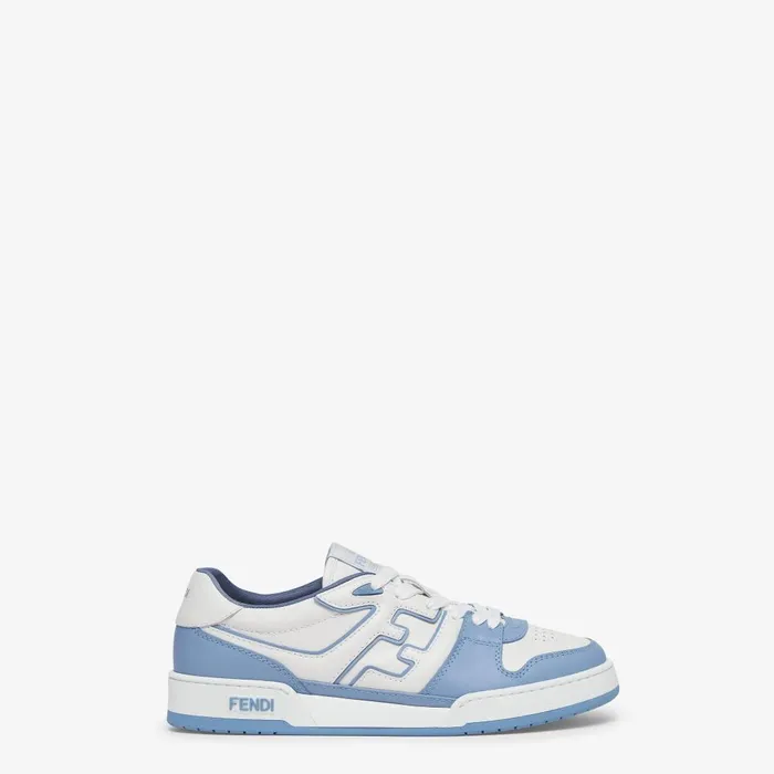 Fendi Fendi Match Fendi Match Sneakers Light Blue Leather Lowtops 8211 Men