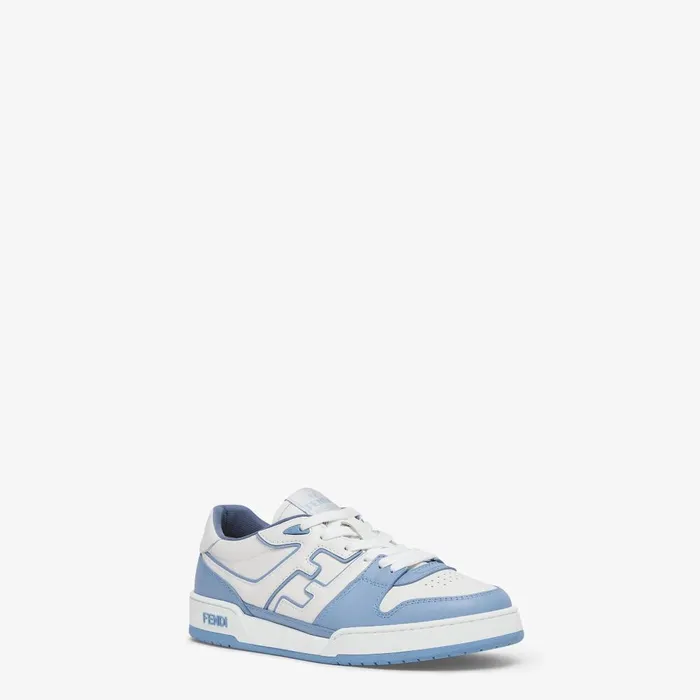 Fendi Fendi Match Fendi Match Sneakers Light Blue Leather Lowtops 8211 Men