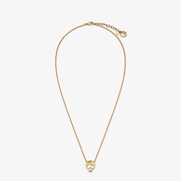 Fendi Necklaces F Is Fendi Necklace Goldcolored Metal Necklace 8211 Women