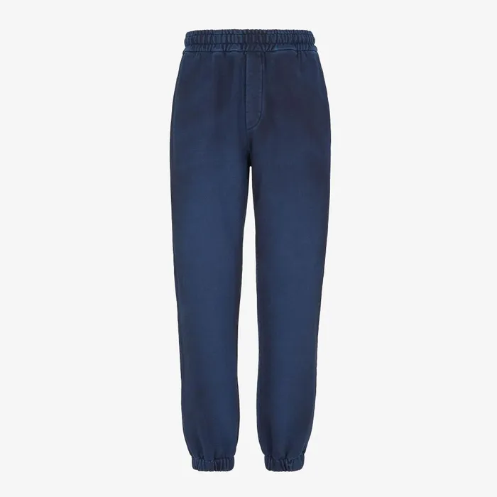 Fendi Pants and Shorts Pants Blue Cotton Pants 8211 Men