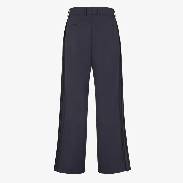 Fendi Pants and Shorts Pants Blue Wool Pants 8211 Men