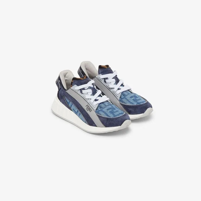 Fendi Shoes Junior Sneakers Denim Junior Sneakers 8211 Kids
