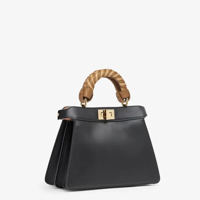Fendi Shoulder Straps and Bag Accessories Small Peekaboo Handle Cover Brown Nappaleather Handle Cover 8211 Women