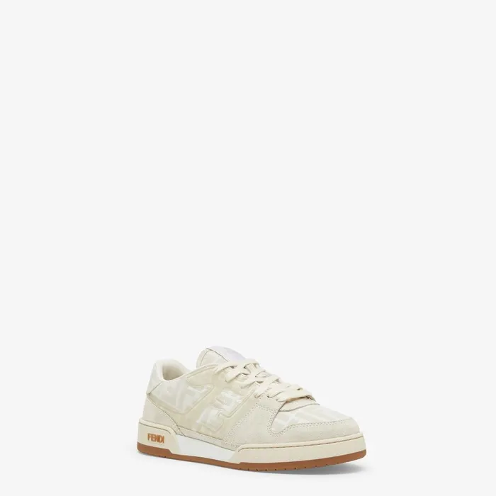 Fendi Sneakers Fendi Match Canvas Lowtops With White Suede 8211 Women