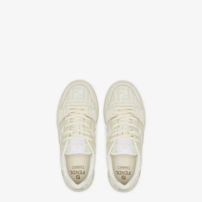Fendi Sneakers Fendi Match Canvas Lowtops With White Suede 8211 Women