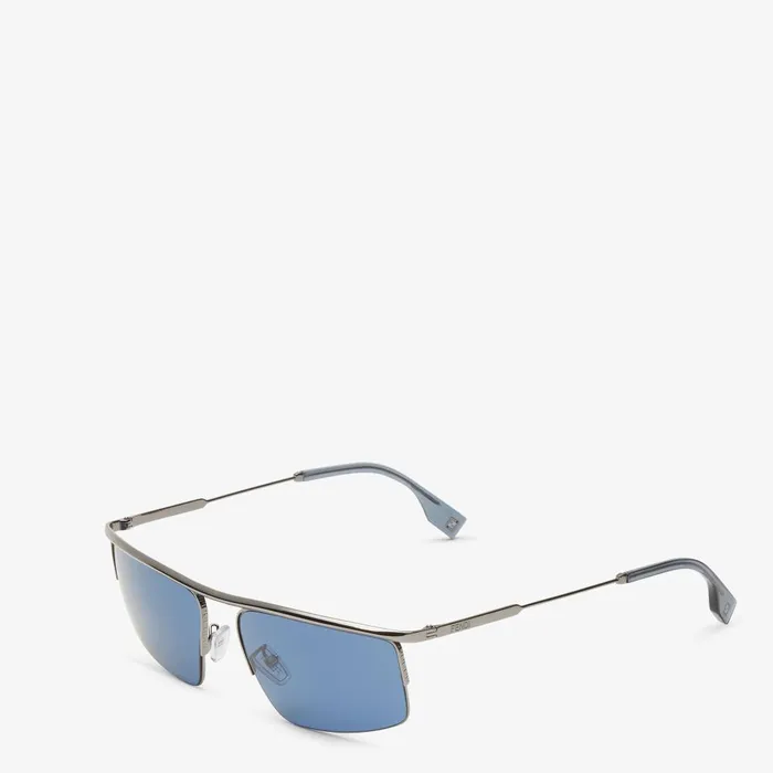 Fendi Sunglasses Fendi Travel Rutheniumcolored Metal Sunglasses 8211 Men