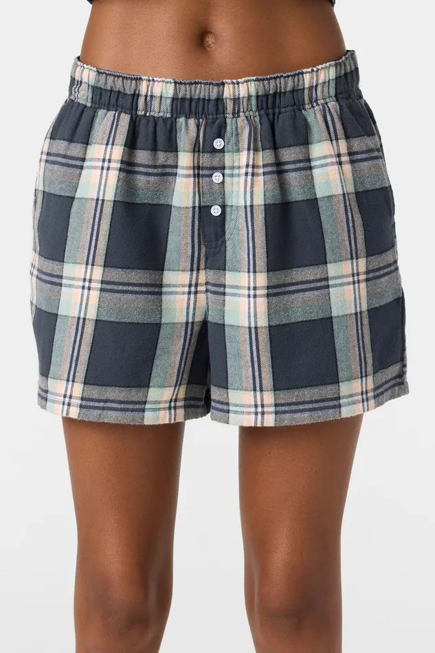 FIRESIDE FLANNEL BOXER SHORTS Women O039NEILL Collections