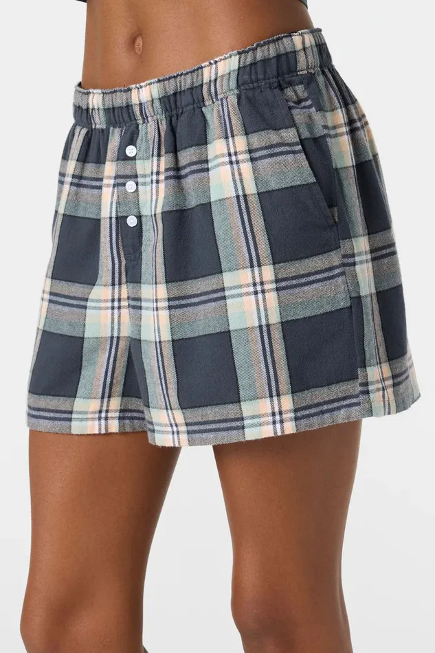 FIRESIDE FLANNEL BOXER SHORTS Women O039NEILL Collections