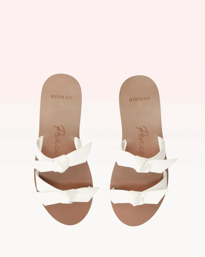 Flats Women Alexandre Birman Clarita Holiday Peace White