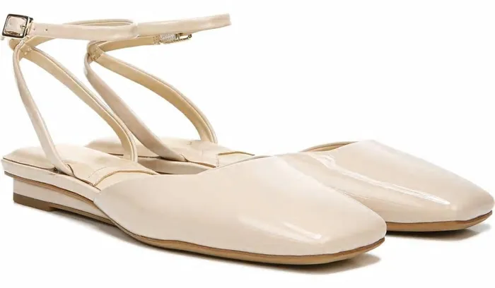 Flats Women Franco Sarto Franco Jolee Flat Nude Faux Leather