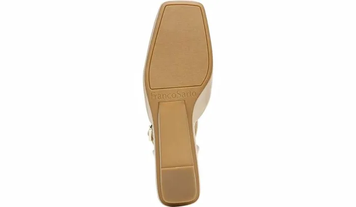 Flats Women Franco Sarto Franco Jolee Flat Nude Faux Leather