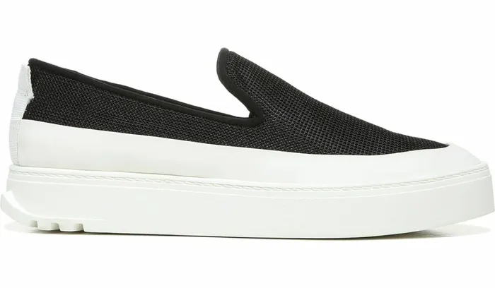 Flats Women Franco Sarto Sarto Debra 2 Platform Slip On Sneaker Black Fabric