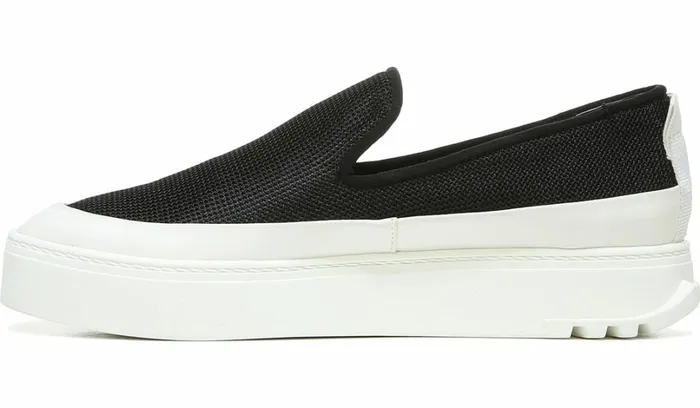 Flats Women Franco Sarto Sarto Debra 2 Platform Slip On Sneaker Black Fabric
