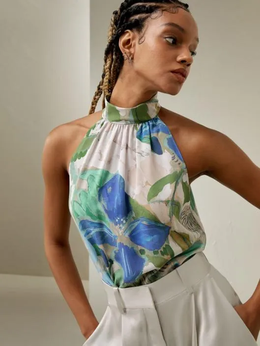 Floral Silk Blouse Elegant And Luxurious Tops For Women Women Lilysilk Tops