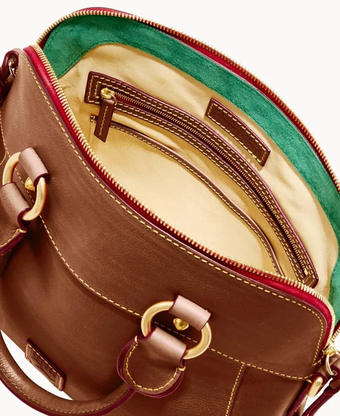 Florentine Cameron Satchel Chestnut Woman Dooney and Bourke Satchels Florentine Cameron Satchel Chestnut Woman Dooney and Bourke Satchels