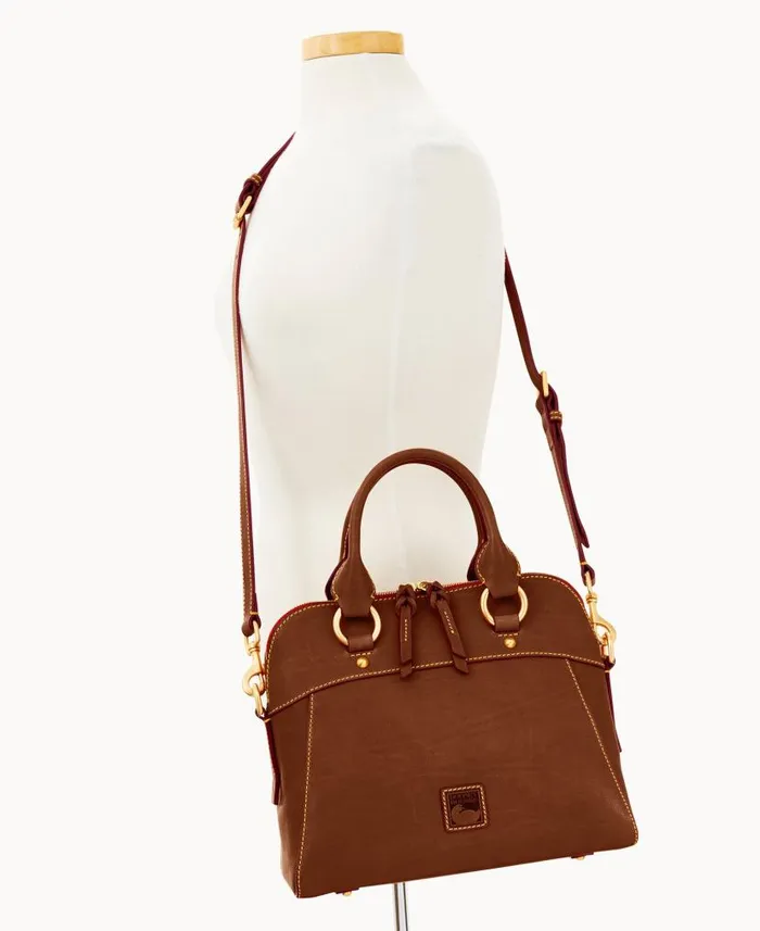 Florentine Cameron Satchel Chestnut Woman Dooney and Bourke Satchels Florentine Cameron Satchel Chestnut Woman Dooney and Bourke Satchels