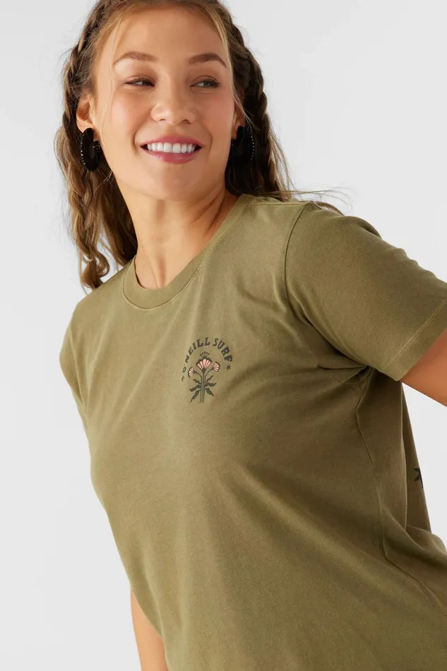 FOLKY TEE Military Olive Women O039NEILL Clothing