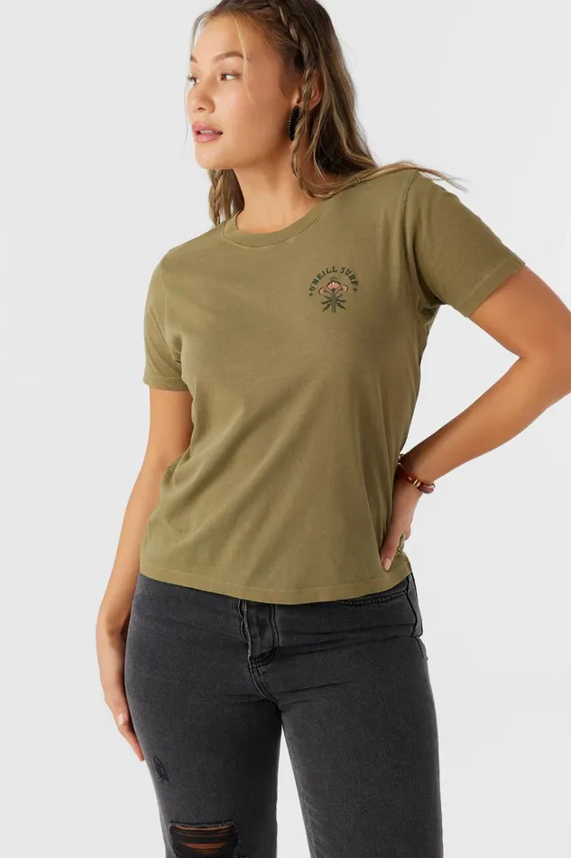FOLKY TEE Military Olive Women O039NEILL Clothing