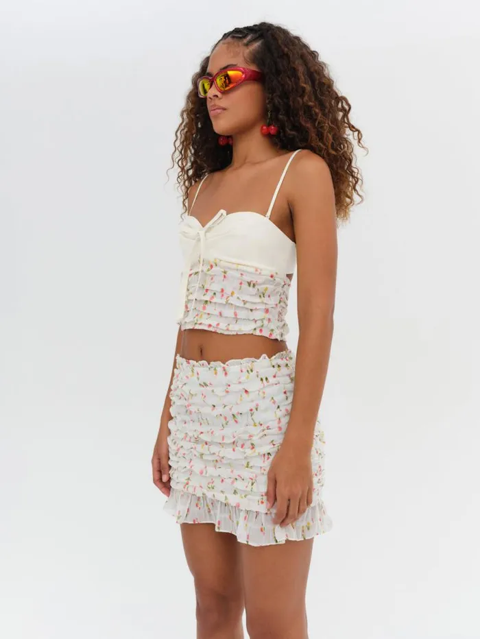 For Love and Lemons Bottoms Elodie Mini Skirt Multi 8211 Women For Love and Lemons Bottoms Elodie Mini Skirt Multi 8211 Women