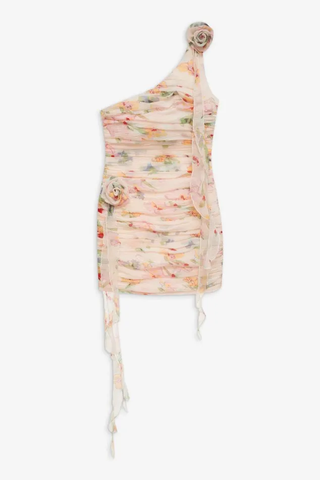 For Love and Lemons Dresses Abby One Shoulder Mini Dress Multi 8211 Women For Love and Lemons Dresses Abby One Shoulder Mini Dress Multi 8211 Women