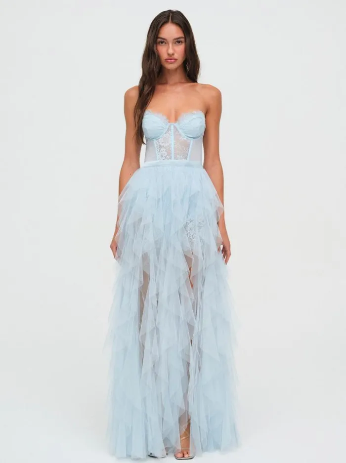 For Love and Lemons Dresses Bustier Gown Blue 8211 Women