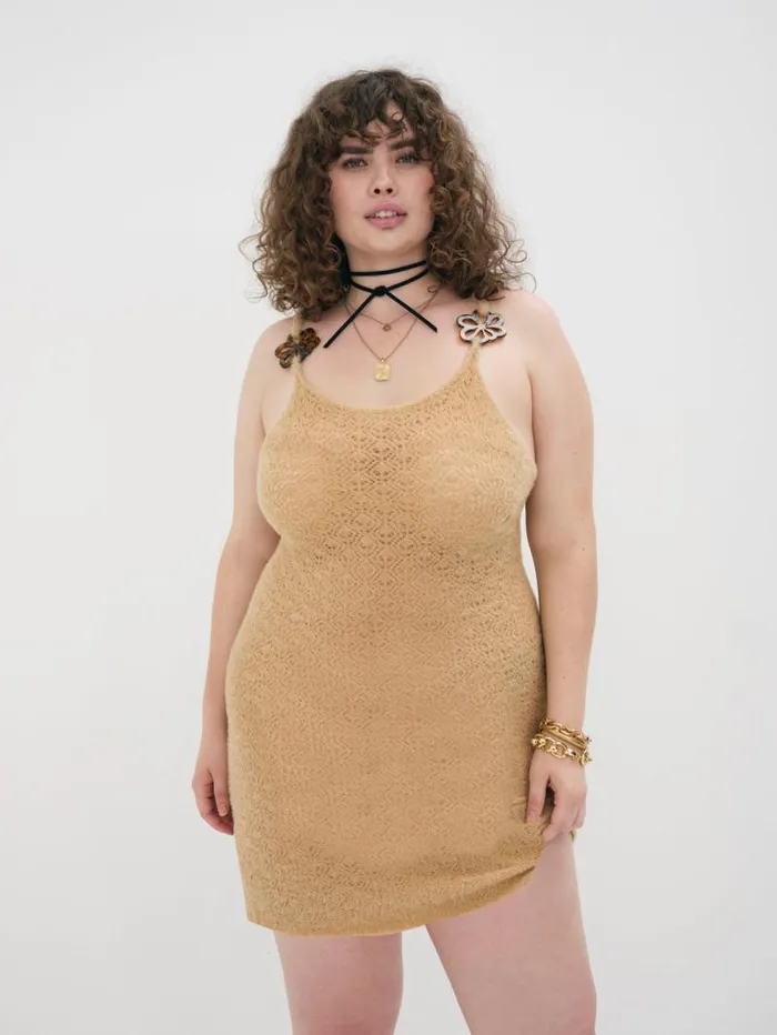 For Love and Lemons Dresses Mirabel Mini Dress Beige 8211 Women For Love and Lemons Dresses Mirabel Mini Dress Beige 8211 Women