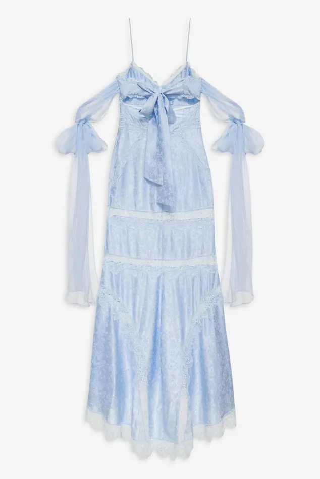 For Love and Lemons Dresses Rita Lace Gown Blue 8211 Women For Love and Lemons Dresses Rita Lace Gown Blue 8211 Women