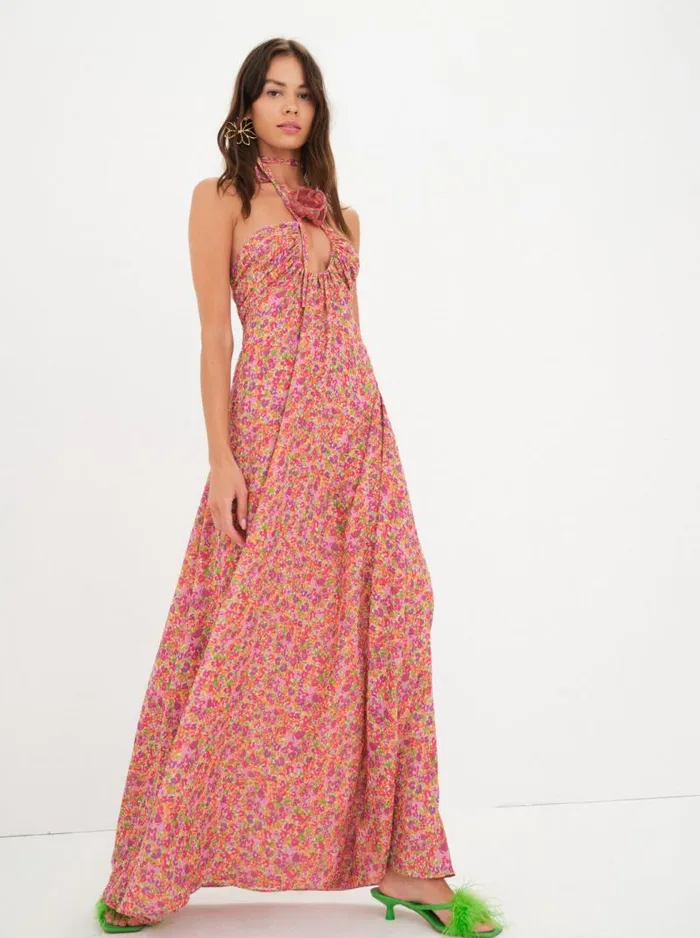 For Love and Lemons Dresses Suzette Maxi Dress Pink 8211 Women For Love and Lemons Dresses Suzette Maxi Dress Pink 8211 Women