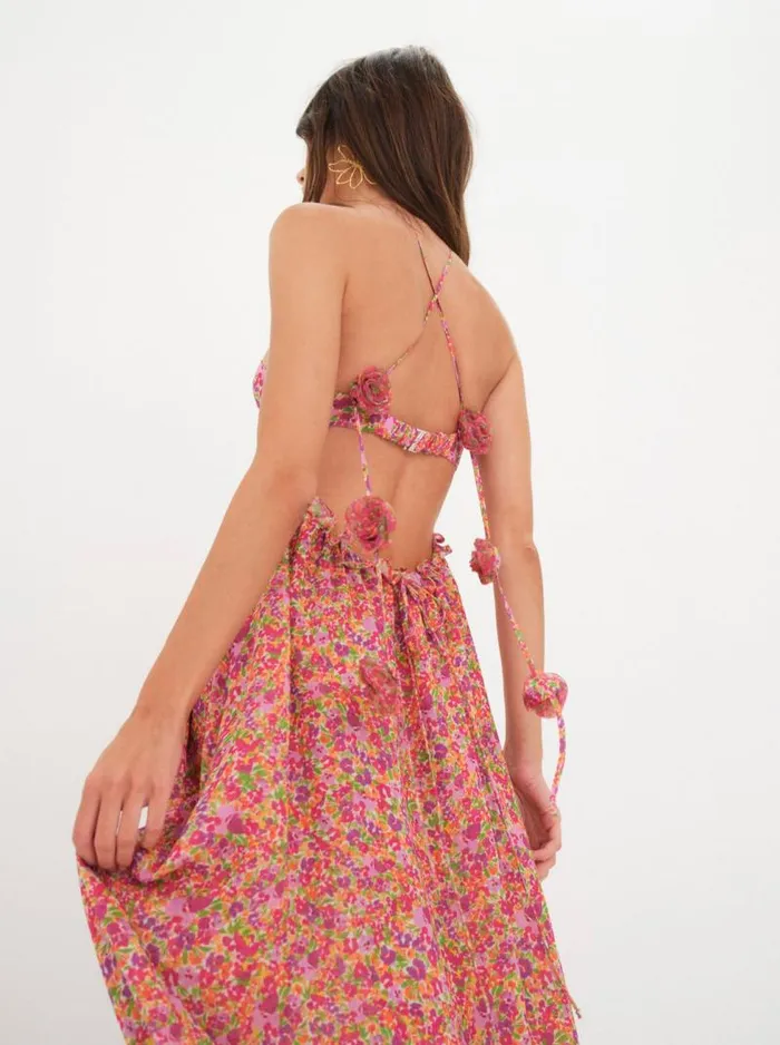 For Love and Lemons Dresses Suzette Maxi Dress Pink 8211 Women For Love and Lemons Dresses Suzette Maxi Dress Pink 8211 Women