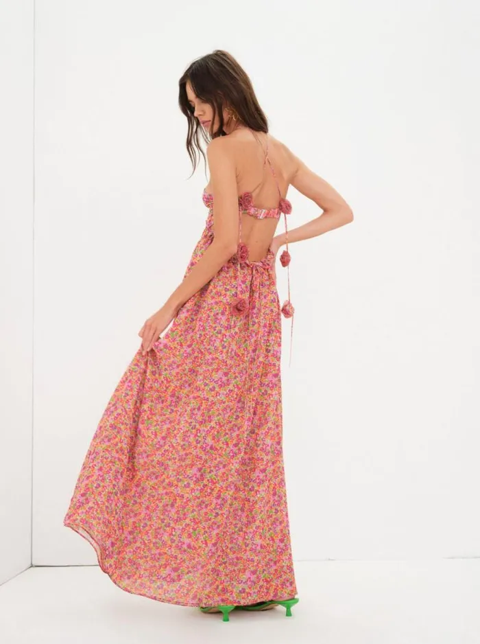 For Love and Lemons Dresses Suzette Maxi Dress Pink 8211 Women For Love and Lemons Dresses Suzette Maxi Dress Pink 8211 Women