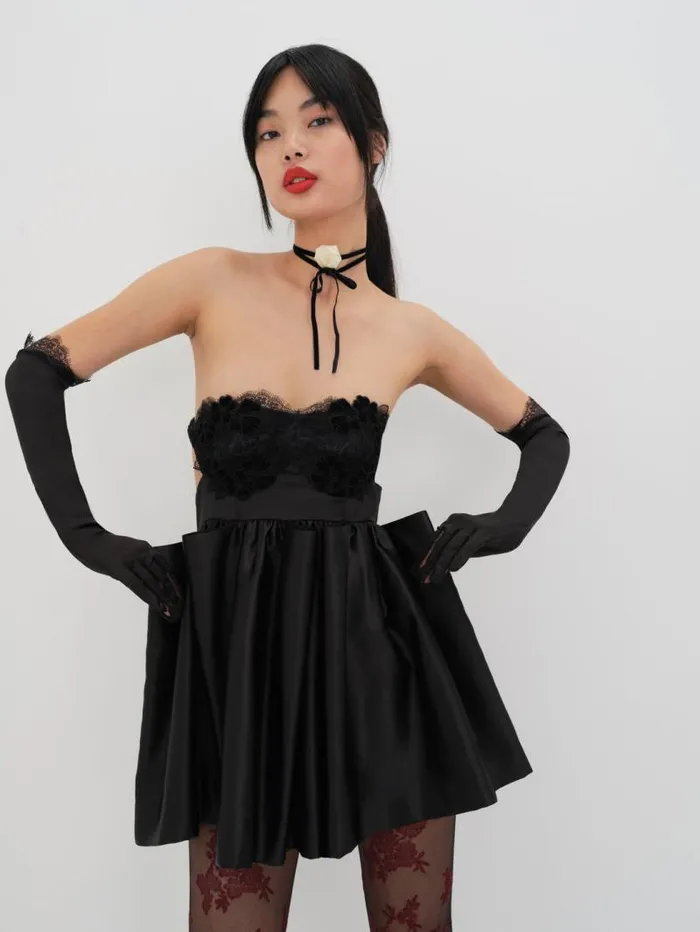 For Love and Lemons Dresses Virginia Mini Dress Black 8211 Women For Love and Lemons Dresses Virginia Mini Dress Black 8211 Women