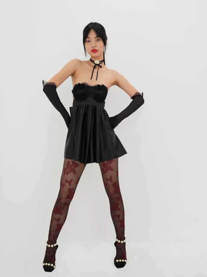 For Love and Lemons Dresses Virginia Mini Dress Black 8211 Women For Love and Lemons Dresses Virginia Mini Dress Black 8211 Women