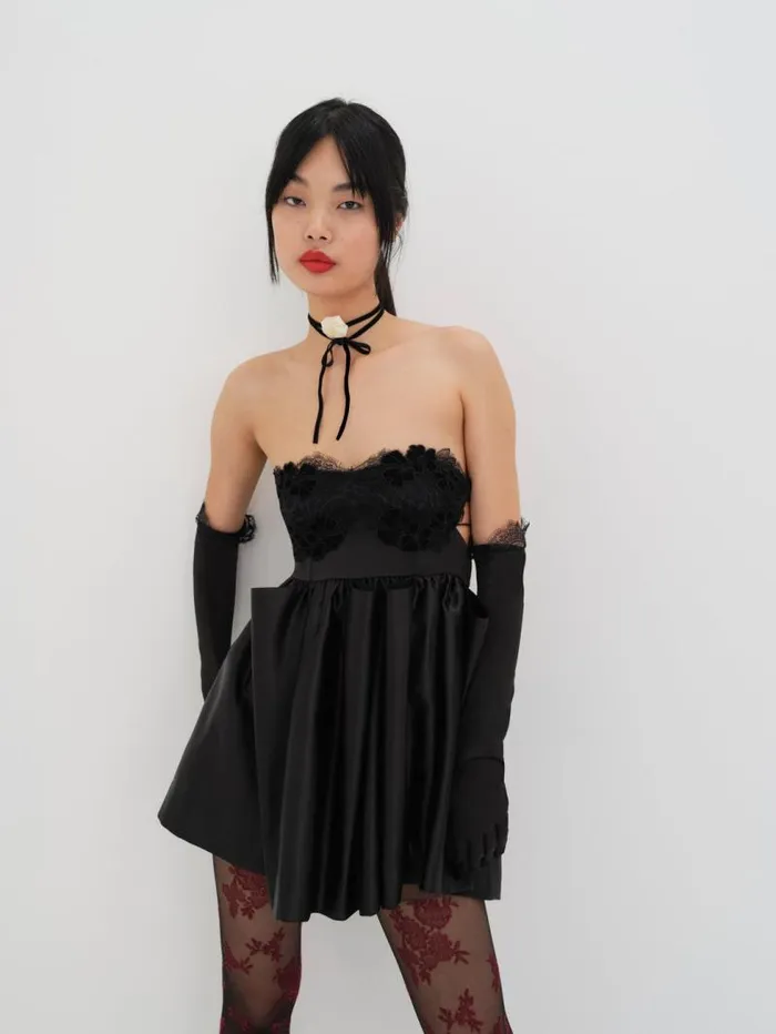 For Love and Lemons Dresses Virginia Mini Dress Black 8211 Women For Love and Lemons Dresses Virginia Mini Dress Black 8211 Women