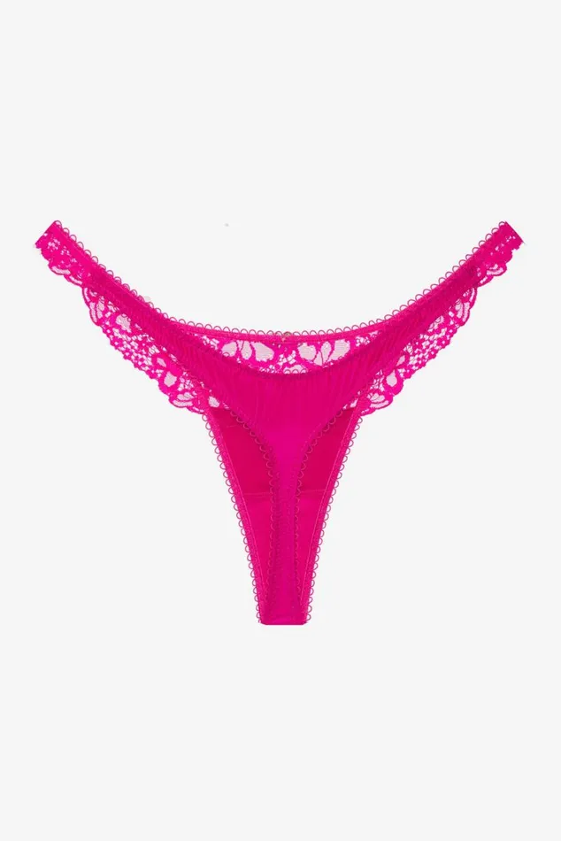 For Love and Lemons Lingerie Butterfly Lace Thong Panty Pink 8211 Women For Love and Lemons Lingerie Butterfly Lace Thong Panty Pink 8211 Women