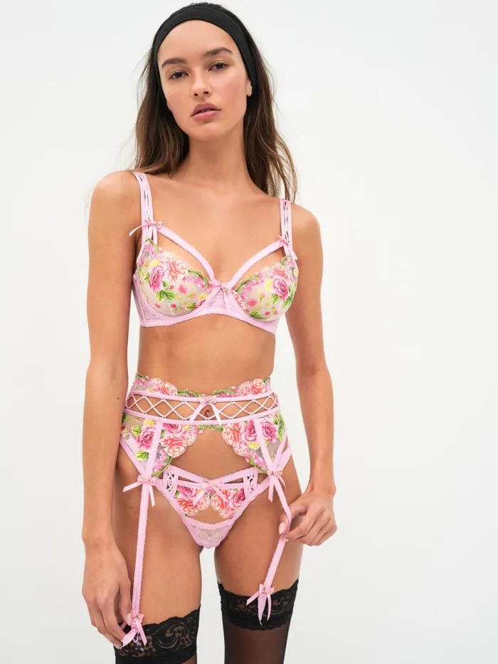 For Love and Lemons Lingerie Sabrina Garter Belt Pink 8211 Women For Love and Lemons Lingerie Sabrina Garter Belt Pink 8211 Women