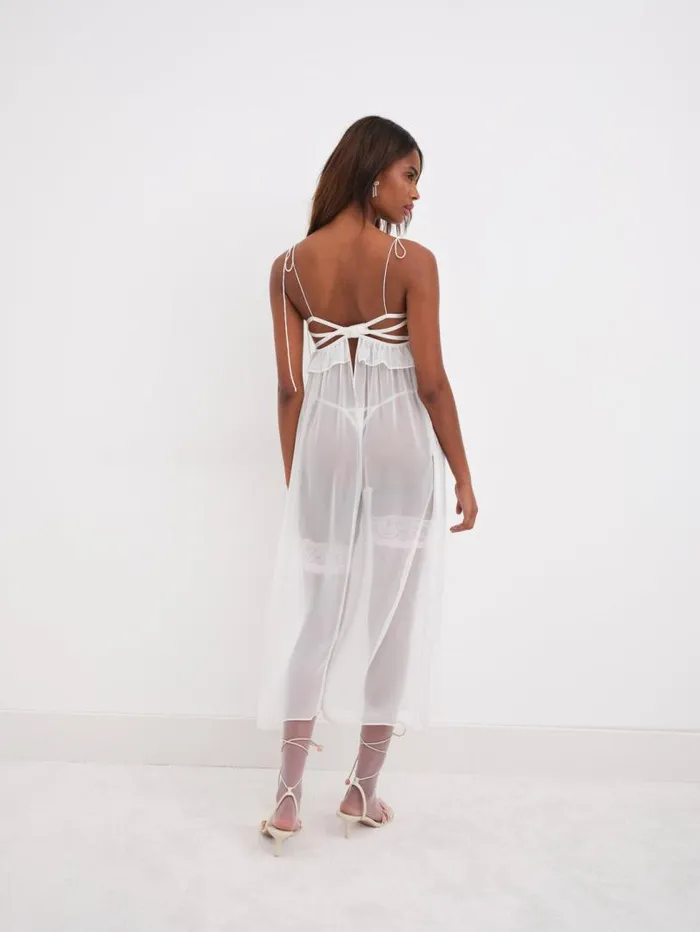 For Love and Lemons Lingerie Siena Midi Slip Dress White 8211 Women For Love and Lemons Lingerie Siena Midi Slip Dress White 8211 Women