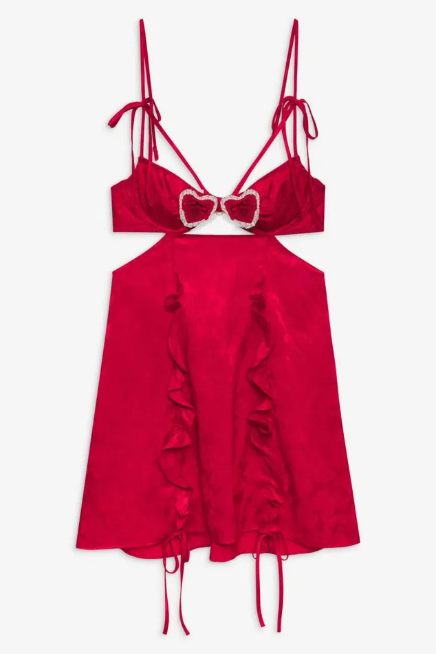 For Love and Lemons Lingerie Velma Slip Dress Red 8211 Women For Love and Lemons Lingerie Velma Slip Dress Red 8211 Women