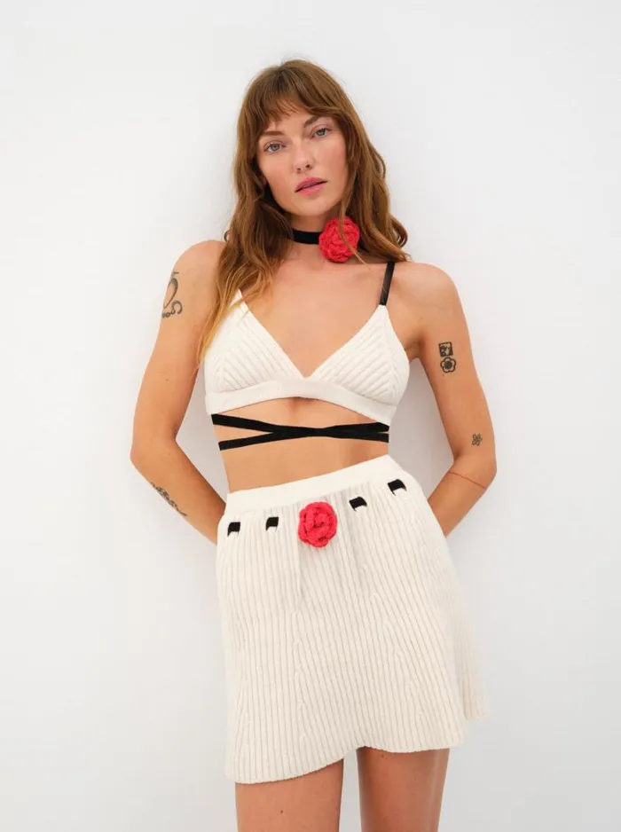 For Love and Lemons Tops Tyra Top Cream 8211 Women For Love and Lemons Tops Tyra Top Cream 8211 Women