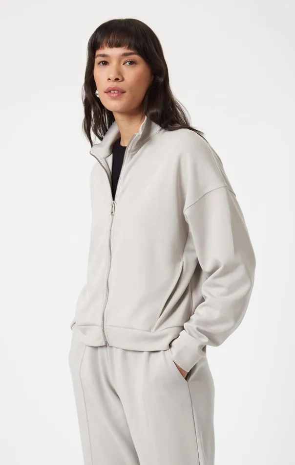 Full Zip Jacket In Gray Violet Women Mavi Jeans Loungewear