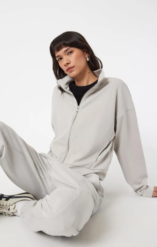 Full Zip Jacket In Gray Violet Women Mavi Jeans Loungewear Full Zip Jacket In Gray Violet Women Mavi Jeans Loungewear